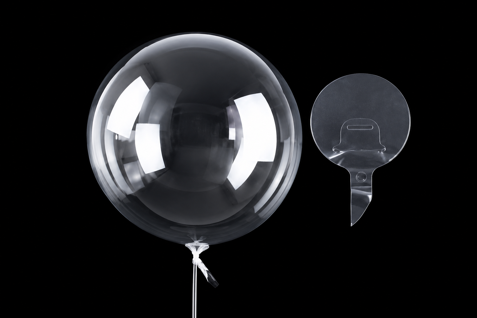 Baloncu Abla 24 İnç Şeffaf Bobo Balon Pvc Balon Şeffaf 1 adet
